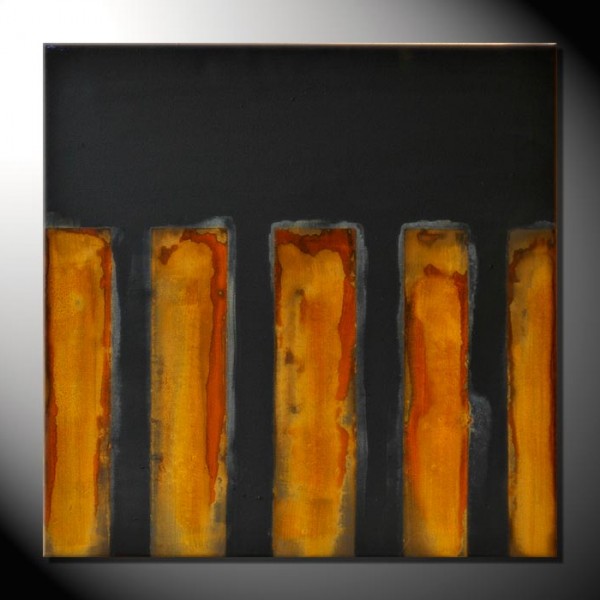 „Rusty Nails“-Rostart-40 x 40 cm