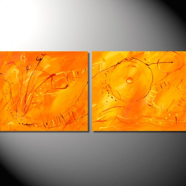 „Sun“-2 Bilder á 50 x 60 cm-Mehrteiler