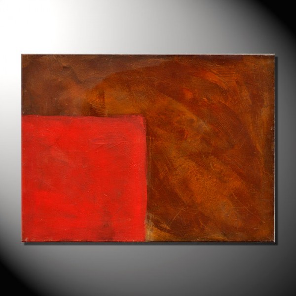 „Rusty Red“ 60 x 80 cm- Moderne Kunst